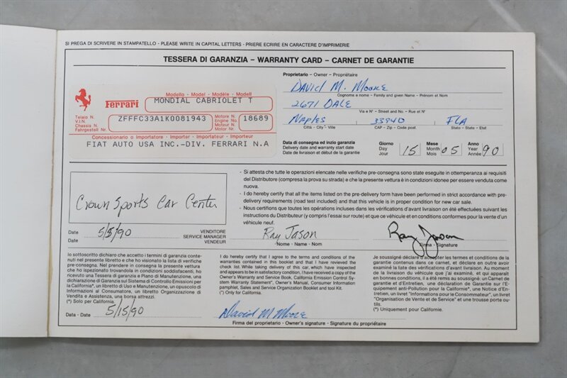 1989 Ferrari Mondial T Cabriolet   - Photo 59 - Neptune City, NJ 07753