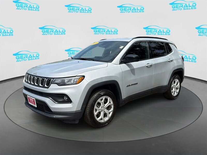 Silver Zynith Clear Coat 2024 Jeep Compass SUV / Crossover Four-Wheel Drive 8-Speed Automatic