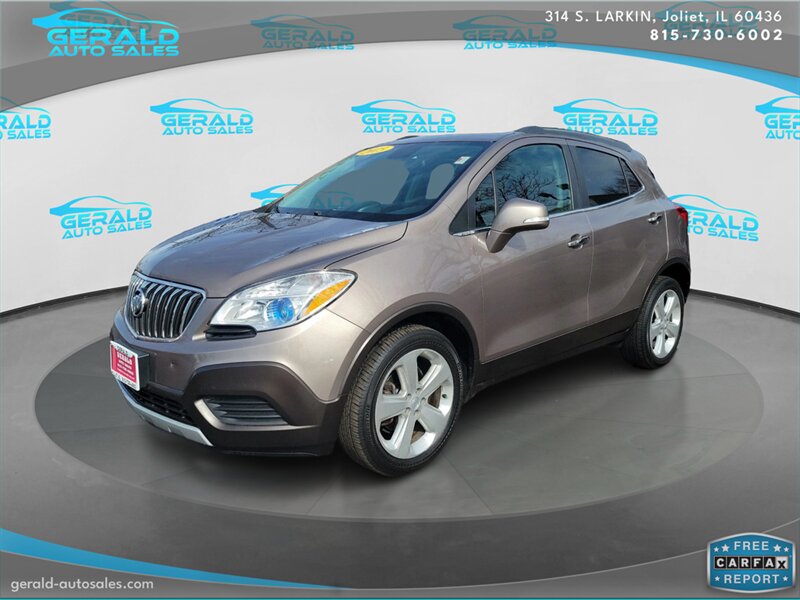 Cocoa Silver Metallic/Dark Cocoa Ash 2015 Buick Encore FWD SUV / Crossover Front-Wheel Drive Automatic