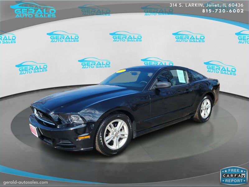 Black 2014 Ford Mustang V6 Coupe RWD Coupe Rear-Wheel Drive Automatic