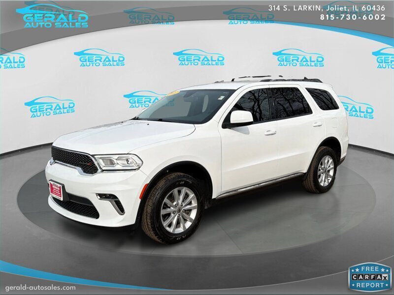White Knuckle Clear Coat 2022 Dodge Durango SXT AWD SUV / Crossover All-Wheel Drive Automatic