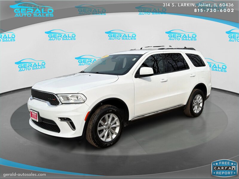 White Knuckle Clear Coat 2022 Dodge Durango SXT AWD SUV / Crossover All-Wheel Drive Automatic