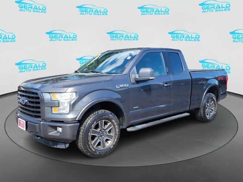 Gray (Magnetic Metallic) 2015 Ford F-150 Pickup Truck Four-Wheel Drive 6-Speed Automatic