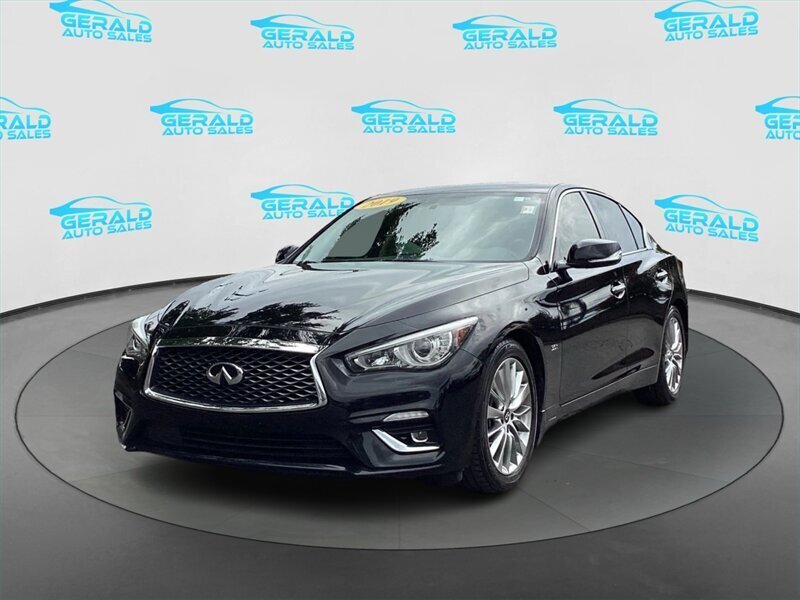 Black Obsidian 2019 INFINITI Q50 Sedan Rear-Wheel Drive Automatic
