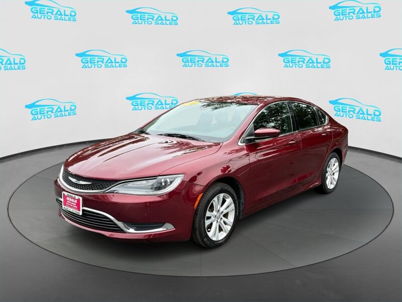 Velvet Red Pearl Coat 2016 Chrysler 200 Sedan Front-Wheel Drive Automatic