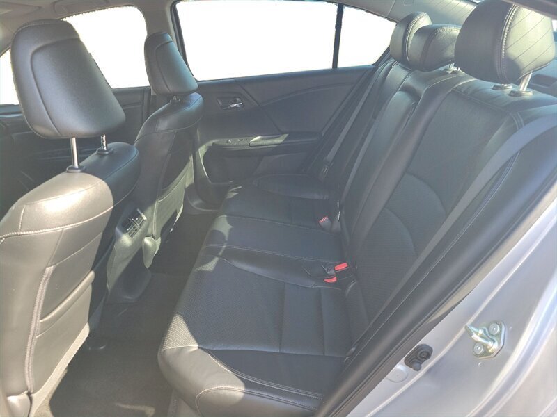 Silver 2017 Honda Accord V6 Touring FWD Sedan Front-Wheel Drive Automatic