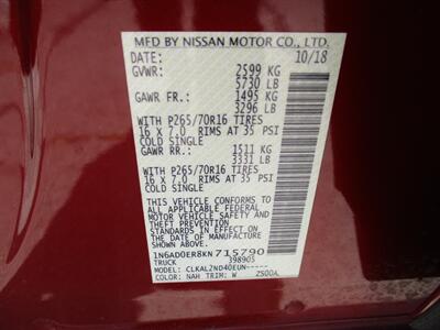 2019 Nissan Frontier SV   - Photo 35 - Bell, CA 90201
