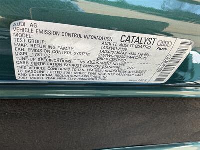 2001 Audi TT 180hp   - Photo 39 - Escondido, CA 92029