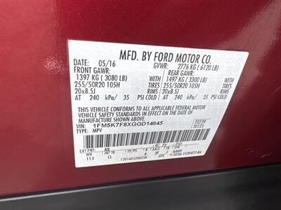 2016 Ford Explorer Limited   - Photo 34 - Pittsburg, CA 94565-2812