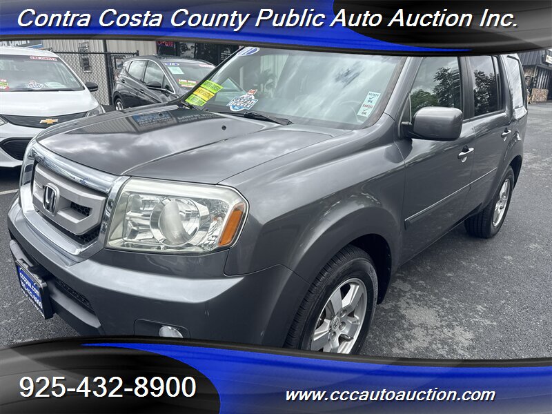 Polished Metal Metallic 2011 Honda Pilot EX-L 4WD SUV / Crossover Four-Wheel Drive Automatic