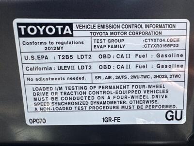 2012 Toyota Tacoma PreRunner V6   - Photo 29 - Pittsburg, CA 94565-2812
