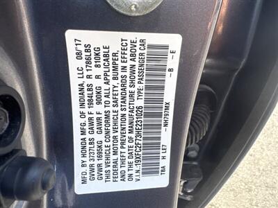 2017 Honda Civic EX   - Photo 31 - Pittsburg, CA 94565-2812