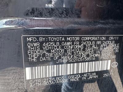 2012 Lexus IS   - Photo 31 - Pittsburg, CA 94565-2812