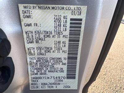 2018 Nissan Frontier SV   - Photo 28 - Pittsburg, CA 94565
