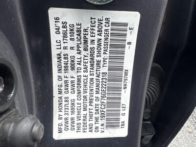 2016 Honda Civic EX - Photo 29 - Pittsburg, CA 94565