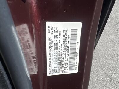 2012 Honda Odyssey EX-L w/Navi - Photo 38 - Pittsburg, CA 94565-2812