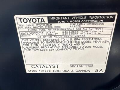 2006 Toyota Tacoma V6   - Photo 27 - Pittsburg, CA 94565-2812