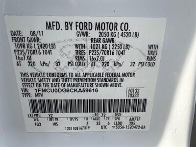 2012 Ford Escape XLT   - Photo 27 - Pittsburg, CA 94565-2812