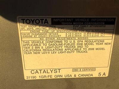 2006 Toyota Tacoma PreRunner V6   - Photo 27 - Pittsburg, CA 94565-2812