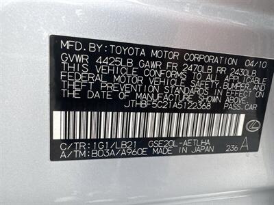2010 Lexus IS   - Photo 30 - Pittsburg, CA 94565