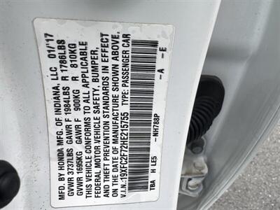 2017 Honda Civic EX   - Photo 31 - Pittsburg, CA 94565-2812