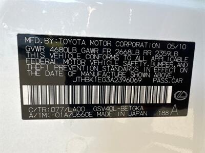 2010 Lexus ES   - Photo 33 - Pittsburg, CA 94565-2812