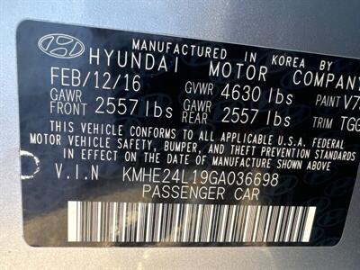 2016 Hyundai SONATA Hybrid SE   - Photo 30 - Pittsburg, CA 94565-2812