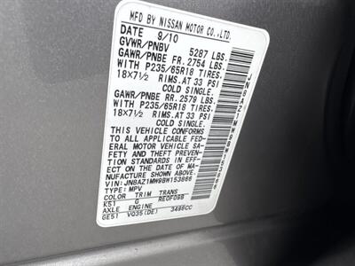 2011 Nissan Murano SL   - Photo 33 - Pittsburg, CA 94565-2812
