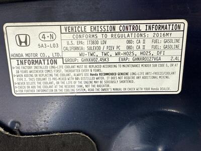 2016 Honda Accord LX   - Photo 25 - Pittsburg, CA 94565-2812