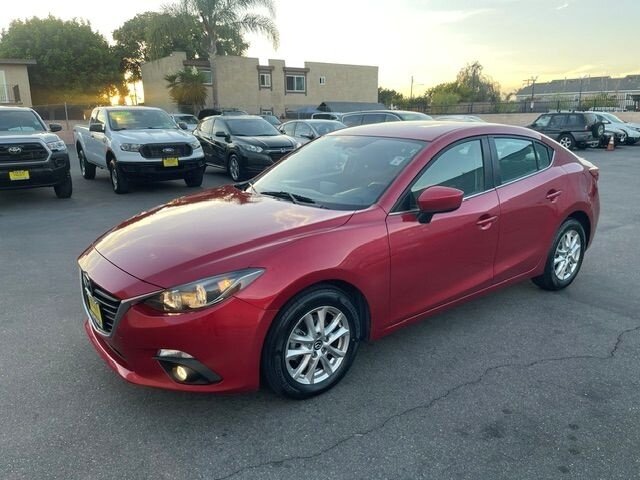 Soul Red Metallic 2015 Mazda MAZDA3 Sedan Front-Wheel Drive Automatic