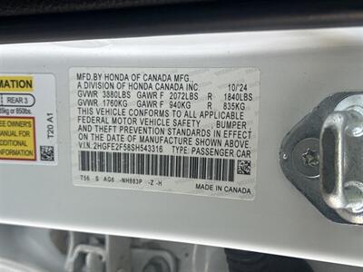 2025 Honda Civic Sport   - Photo 33 - Dallas, TX 75252