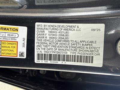2025 Honda Accord SE   - Photo 38 - Dallas, TX 75252