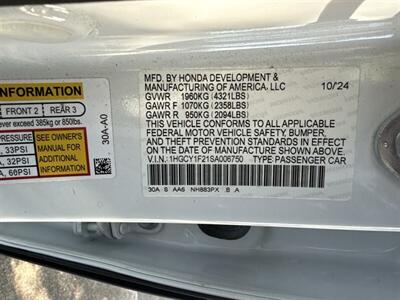 2025 Honda Accord LX - Photo 34 - Dallas, TX 75252