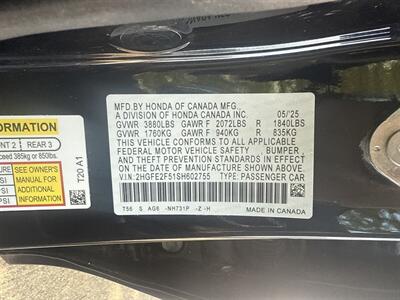 2025 Honda Civic Sport   - Photo 36 - Dallas, TX 75252