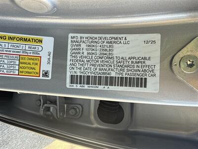 2025 Honda Accord SE   - Photo 32 - Dallas, TX 75252