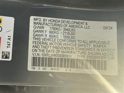 2025 Honda Civic Sport   - Photo 34 - Dallas, TX 75252