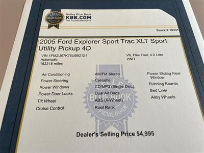 2005 Ford Explorer Sport Trac XLT - Photo 14 - Pleasanton, CA 94566
