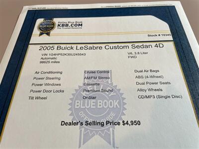 2005 Buick LeSabre Custom   - Photo 15 - Pleasanton, CA 94566