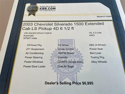 2003 Chevrolet Silverado 1500 LS   - Photo 12 - Pleasanton, CA 94566