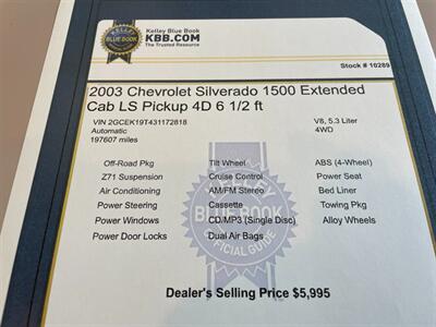 2003 Chevrolet Silverado 1500 LS   - Photo 12 - Pleasanton, CA 94566