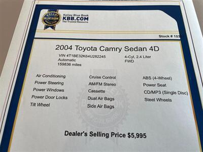 2004 Toyota Camry LE   - Photo 15 - Pleasanton, CA 94566