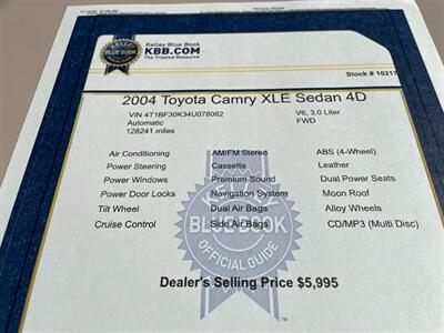 2004 Toyota Camry XLE V6   - Photo 15 - Pleasanton, CA 94566