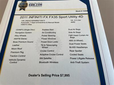 2011 INFINITI FX35 - Photo 15 - Pleasanton, CA 94566