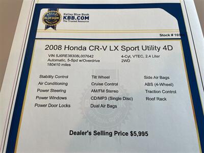 2008 Honda CR-V LX - Photo 16 - Pleasanton, CA 94566
