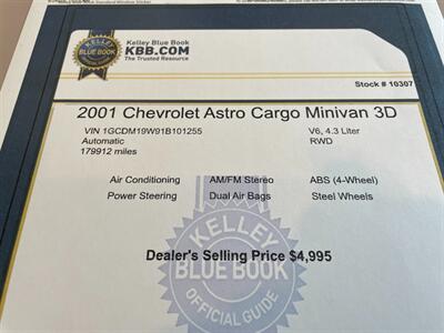 2001 Chevrolet Astro   - Photo 13 - Pleasanton, CA 94566