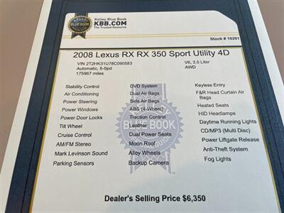 2008 Lexus RX   - Photo 16 - Pleasanton, CA 94566
