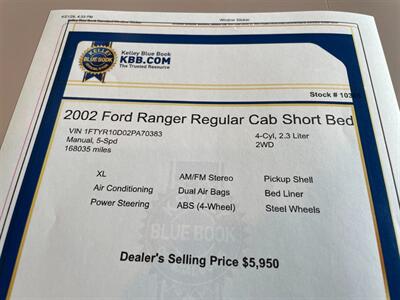 2002 Ford Ranger XL - Photo 12 - Pleasanton, CA 94566