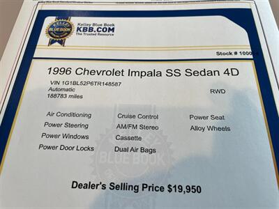 1996 Chevrolet Impala SS   - Photo 15 - Pleasanton, CA 94566