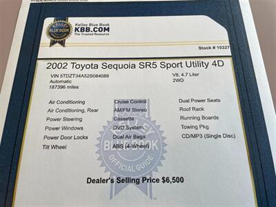 2002 Toyota Sequoia SR5   - Photo 14 - Pleasanton, CA 94566