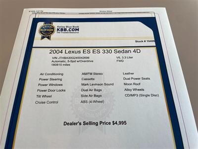 2004 Lexus ES - Photo 15 - Pleasanton, CA 94566